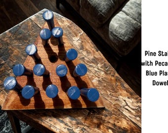 Handmade Wooden Triangle Peg Game – Classic Brain Teaser