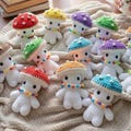 Fidget Mushroom Guy Crochet Pattern PDF Beaded Sensory Toy No Sew Amigurumi Plushie product logo