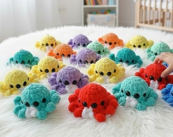 No Sew Spider Crochet Pattern PDF Beginner Friendly Small Arachnid Amigurumi Palm Plushie