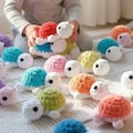 No Sew Chubby Turtle Crochet Pattern PDF Easy Mini Tortoise Amigurumi Tutorial product logo