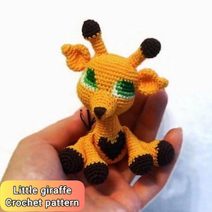 Giraffe crochet PATTERN Amigurumi giraffe pattern tutorial PDF file in English