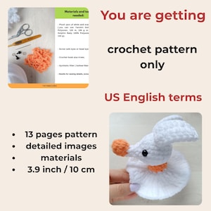 Patrón de ganchillo Zero en PDF Perro fantasma gótico Amigurumi Perro de Halloween Esqueleto espeluznante Espíritu Cachorro imagen 2