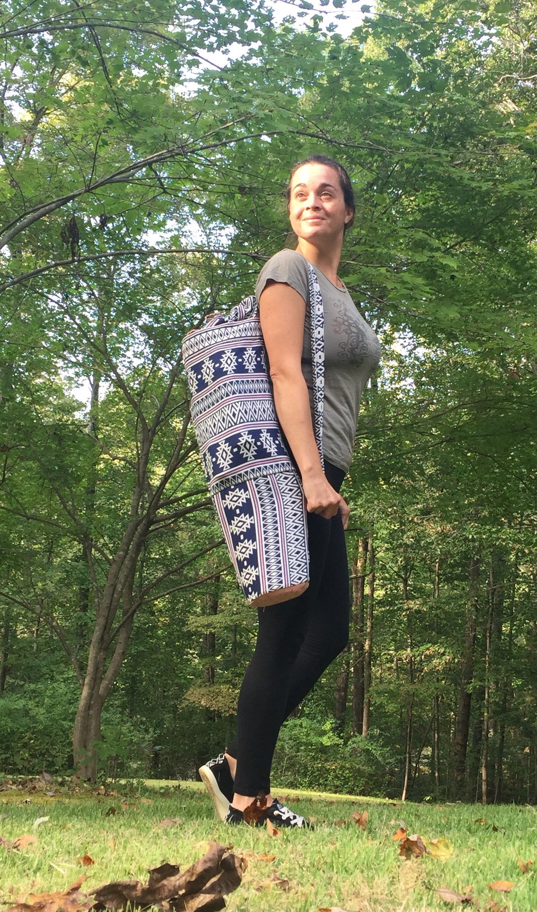 Tribal Bunny Yoga Mat Bag Etsy
