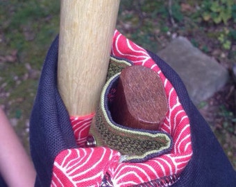 Coral Ripple 2-5 Weapons Aikido Bag - Jo, Bokken, Tsuba pocket > Organic Cotton