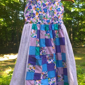 Summer Sweet Pea Dress &gt; Patchwork &gt; Little Girl 7-9