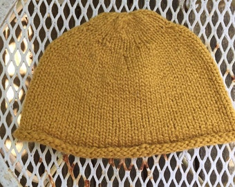 Golden Sunrise Organic Cotton/Bamboo Knitted Hat > BEANIE > #Gift > One Size Fits Most