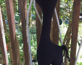 Giraffe Stuffed Animal > Black > super soft fleece> Best baby/infant Gift