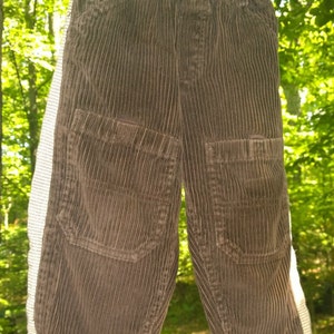 Lil Bear Recycled Corduroys &gt; with HEMP side panels &gt; Hippie Kid