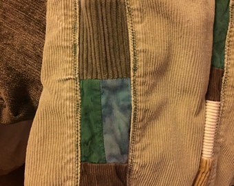 Kids Owl Patchwork sidepanel Recycled  Corduroys > > Hippie Kids