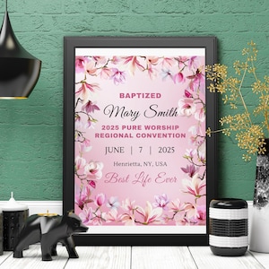 Customizable JW Baptism Gift