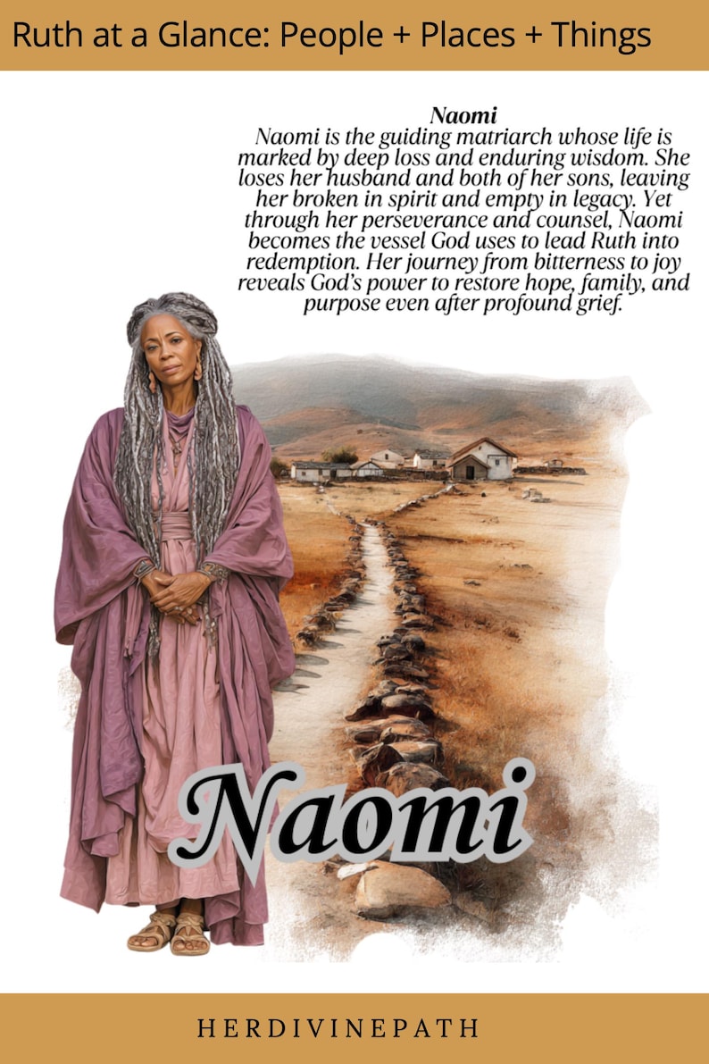 Ruth Bible Characters, Places, Things Digital Stickers/faith Based ...
