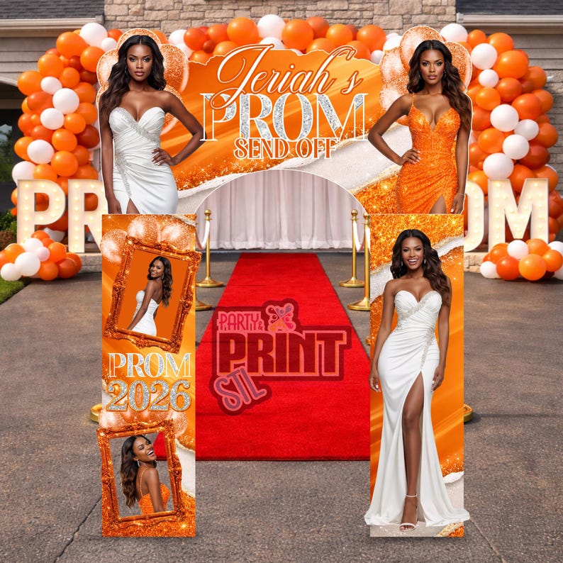 Send off Prom Decorations 2026 Set Template - Etsy