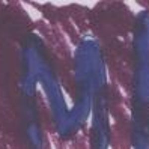 Peut inclure: Dessin enfantin avec le mot "AMAHA" en lettres bleues ondulées. Le fond est un violet foncé texturé. La première lettre a une bande jaune.