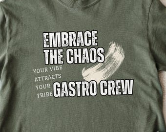 Gastro Crew Krankenschwester Shirt, GI Nurse Tee, Gastroenterologie Kader, Gefäßspiegelung Tech Geschenk, lustiges Koloskopie Team Shirt Gastro Crew Arzt T-Shirt