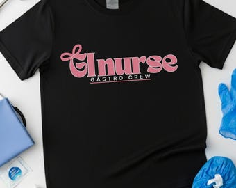 Gi Nurse Komfort Farben T-Shirt Lustiges Gastroenterologie Krankenschwestern Gastro Squad, Endoskopie Tech Geschenke, Gefäßspiegelung Still-T-Shirt, Arzt Shirt