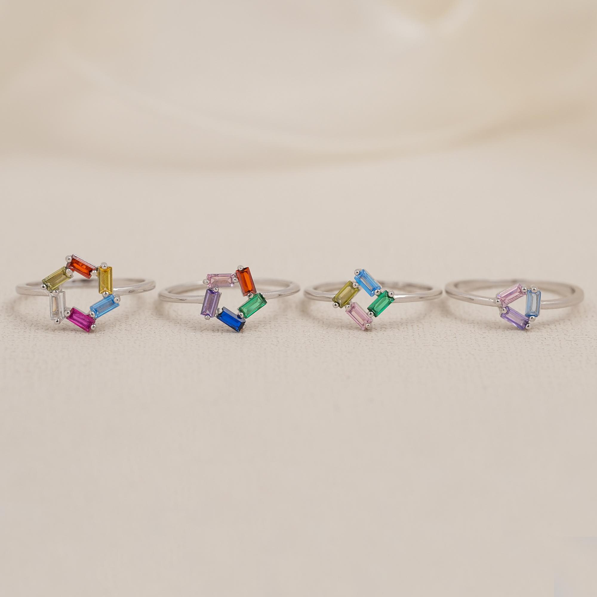 Mother Child Ring Grandmother's Family Ring 5 Birthstones - Silverado ...