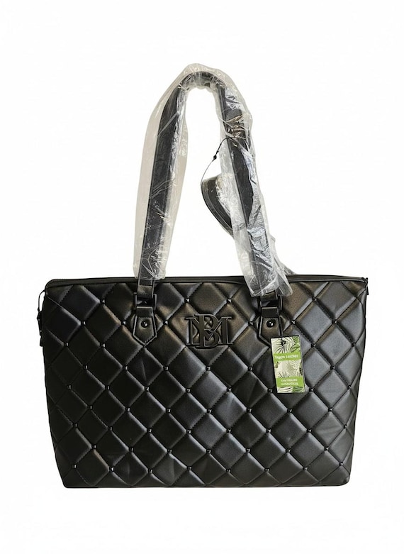 Badgley Mischka Black Diamond Quilted X-large Crossbody Bag  display picture 1