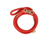 Sample Sale 40% off Rope Lead, Coral red