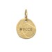 ROCCO: Hand Stamped Personalized Custom Pet ID Tags for Dogs and Cats in Solid Brass 