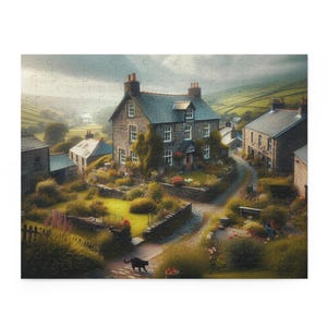 Charming Cottage Puzzle | Cozy Family Activity, Relaxing Indoor Fun, Gift for Puzzle Lovers, Home Decor, 120/252/500-Piece Options