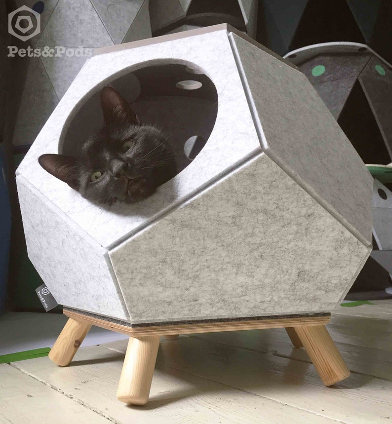 Cool cat cube Designer cat house Modern pet Cat houses Dog houses Modern cat design Cool cat shop Cool dog shop Cool pet shop Cat lovers image 6