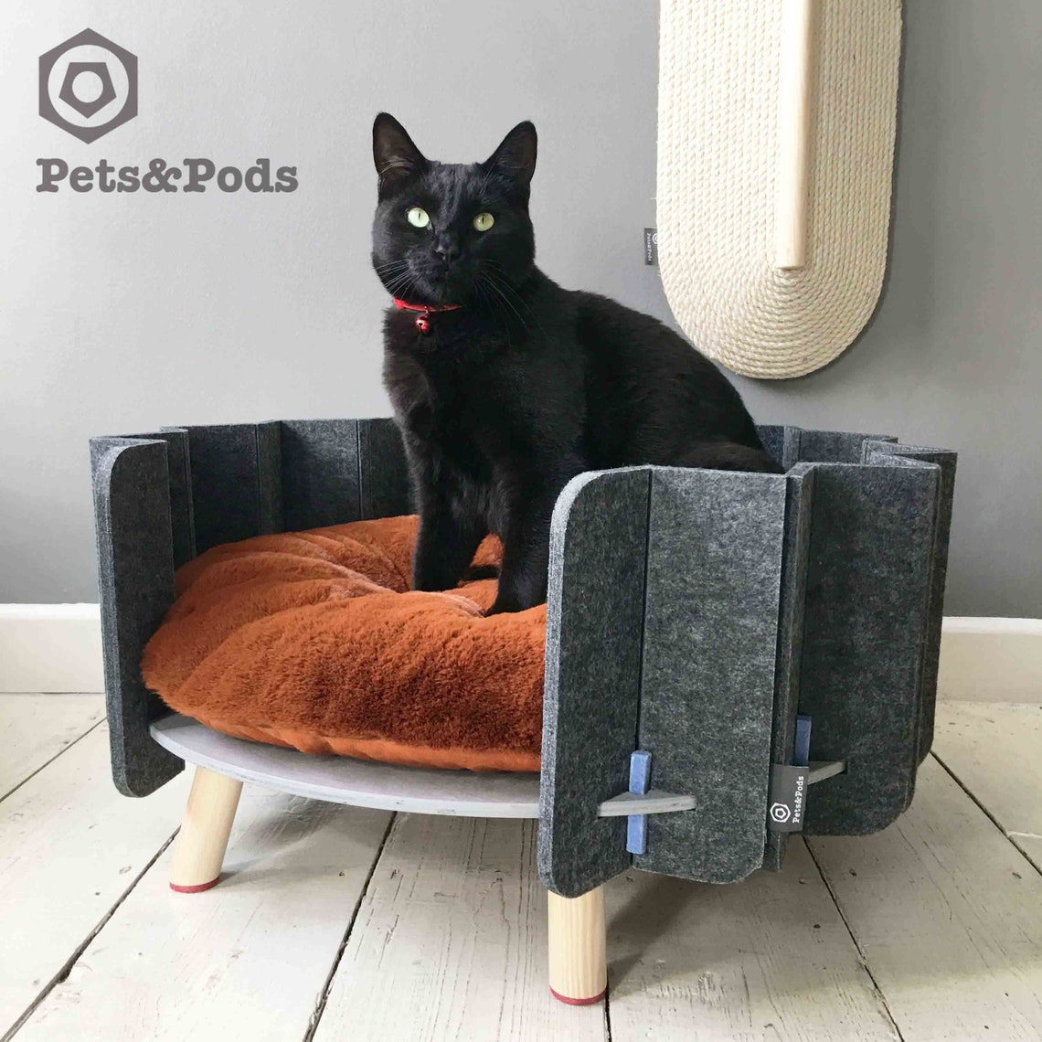 Cool Dog Bed Designer Cat Bed Modern Pet Cat Bed Modern Cat Etsy