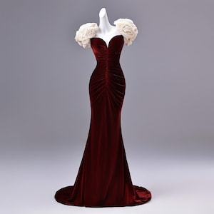 Red Dresses for Senior Women - Etsy