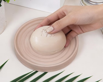 Badezimmer-Seifenschachtel, Kieselgur-Ablage, schnelle Wasseraufnahme Toastpad