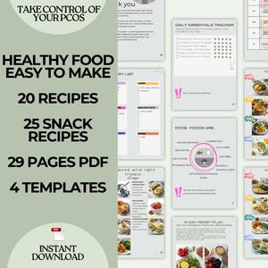 PCOS Foods Guide for Hormone Balance | 30 min recipes | 5 min snacks | 150 PCOS-Friendly Foods + 25 Snacks | Natural Diet Plan Cook Book PDF