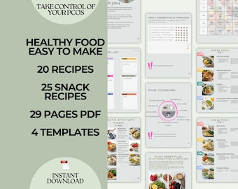 PCOS Diet Guide: Hormone Balance Cookbook with Recipes (PDF Download