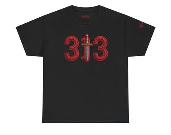 Karbala Threads 313 Design Unisex Baumwoll-T-Shirt, Shia-Islam