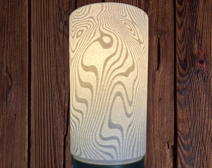 Lamp /table top/ bedside/desk /grey colour/ plastic PLA /3D printed