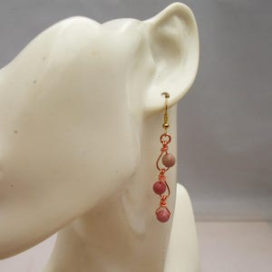 Jac Wrapped Earring Pink