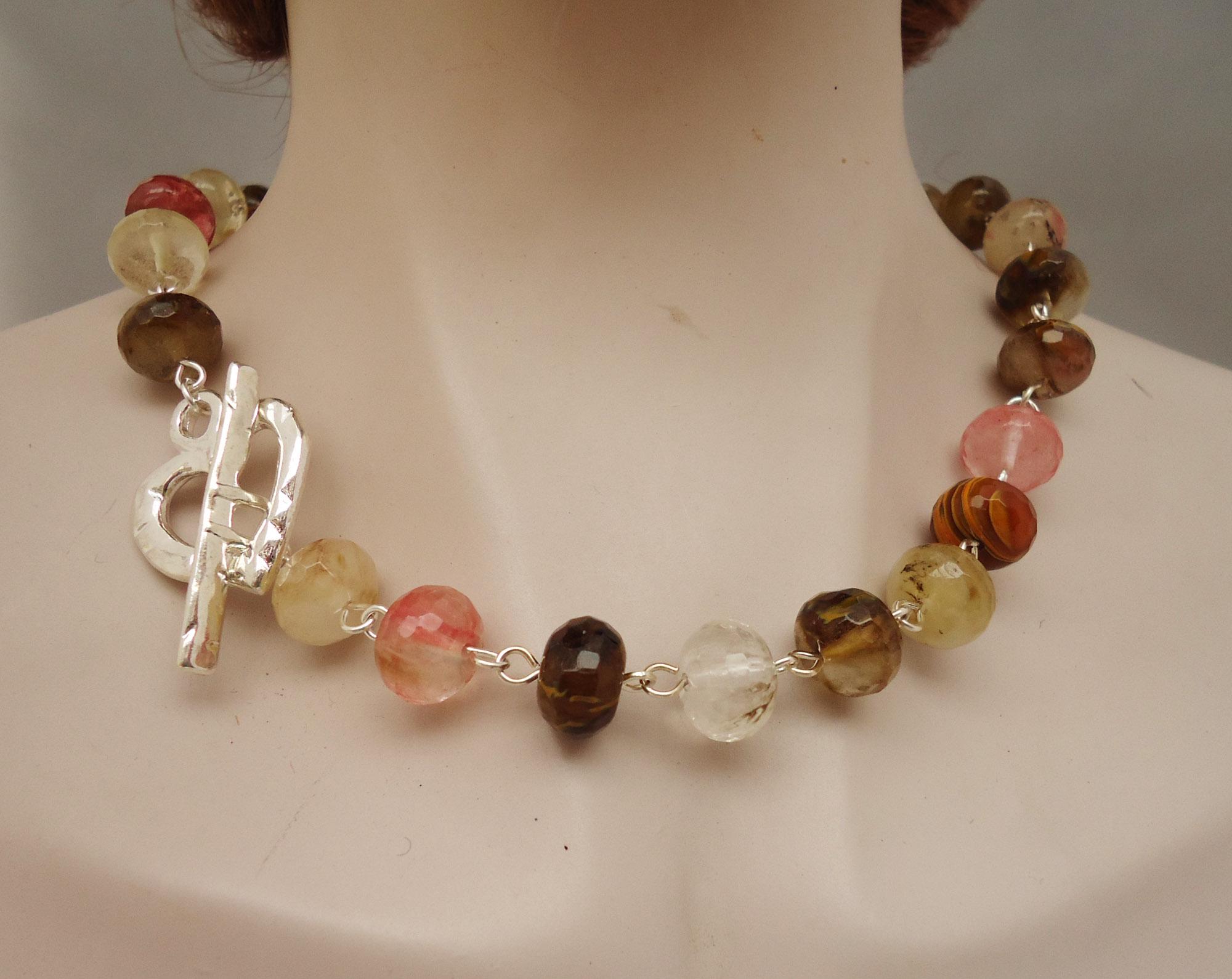 Perles en assortiments de pierres forme de Rondelle facettée 2x4mm - Paris et Marseille