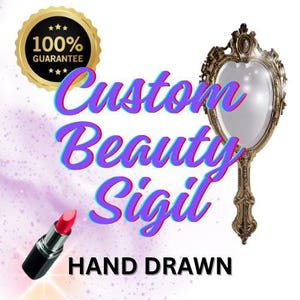 Glamour & Magnetism Sigil for Beauty, Confidence and Divine Attraction | Custom HandDrawn Digital Ritual by Erica LaVita