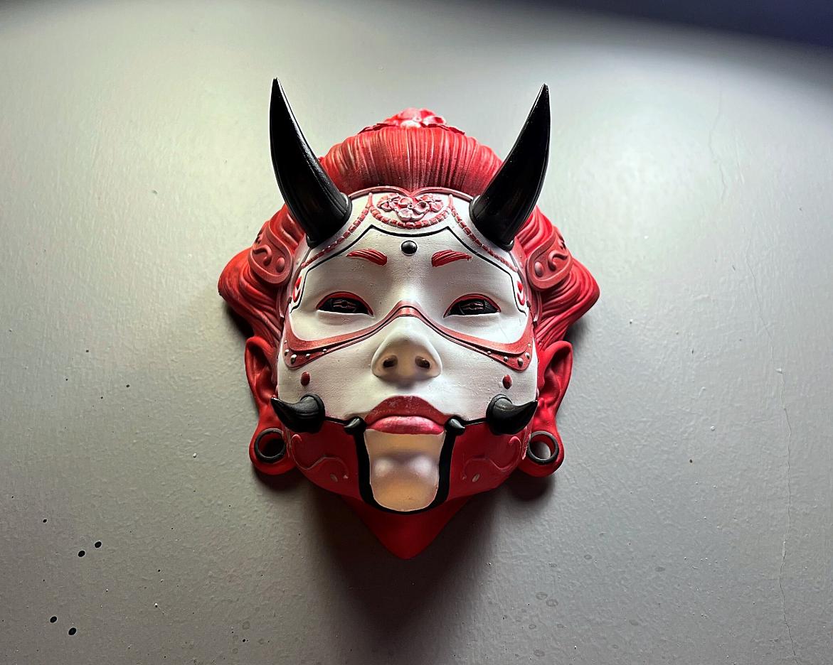 hannya Clearance! Hannya Mask Ear Tunnels - PunkPlugs