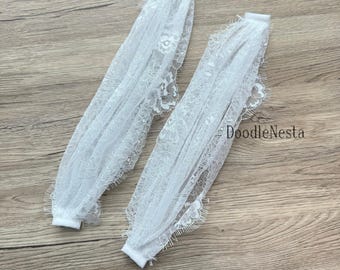 Full Lace Shoulder Straps, Fairy Dress Accessories, Support Custom