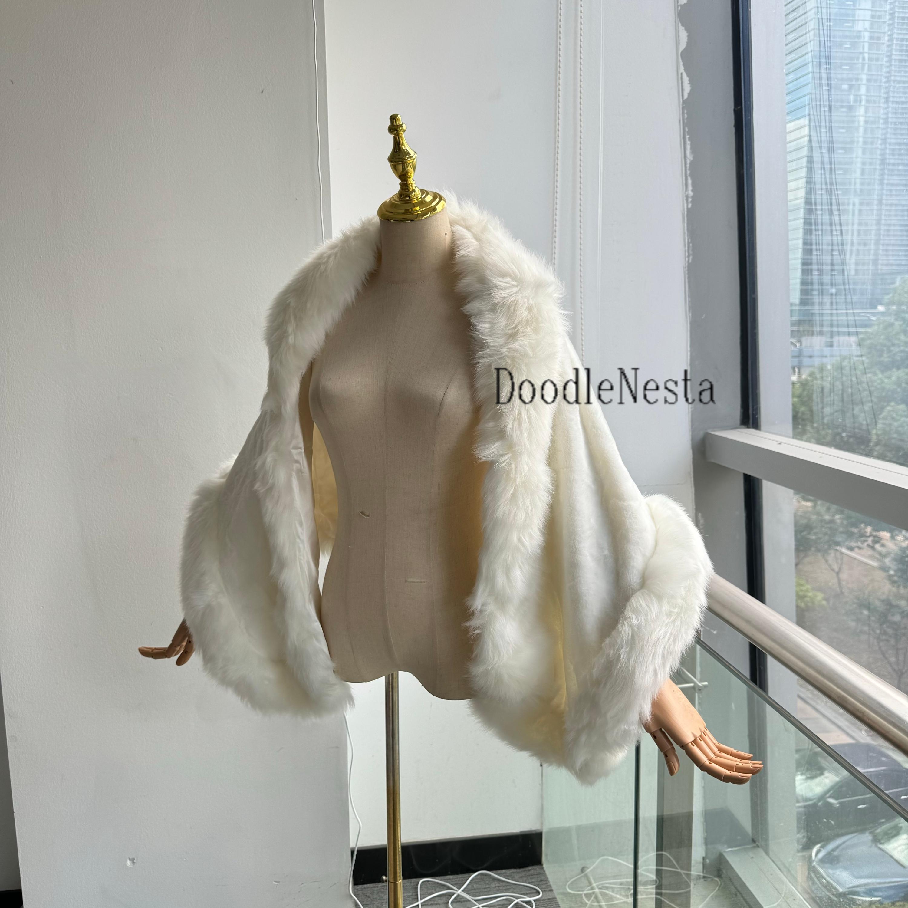 Fur Shawl Wrap Bridal Accessories main image 1