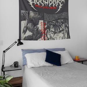 Anime Berserk Tapestry: Japanese Art, Manga Decor