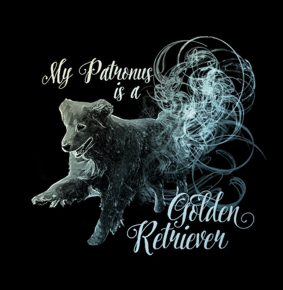 My Patronus is a Golden Retriever Digital File for Instant Etsy
