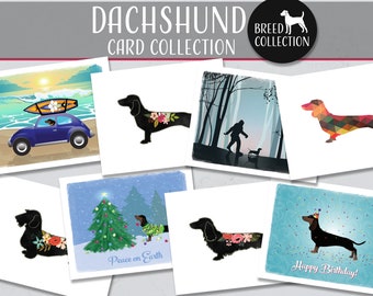 Dachshund Card Collection by Breed Collection - FREE SHIPPING