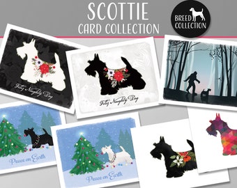 Collection de cartes pour chien Scottie par Breed Collection - Livraison gratuite