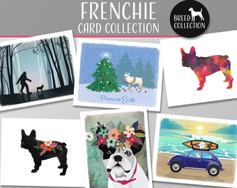 Collection de cartes Bouledogue français par Breed Collection - LIVRAISON GRATUITE