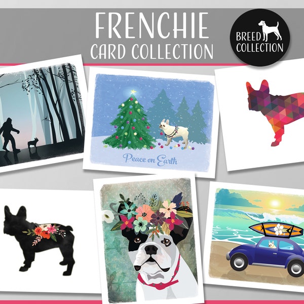 French Bulldog Card Collection by Breed Collection - FREE SHIPPING