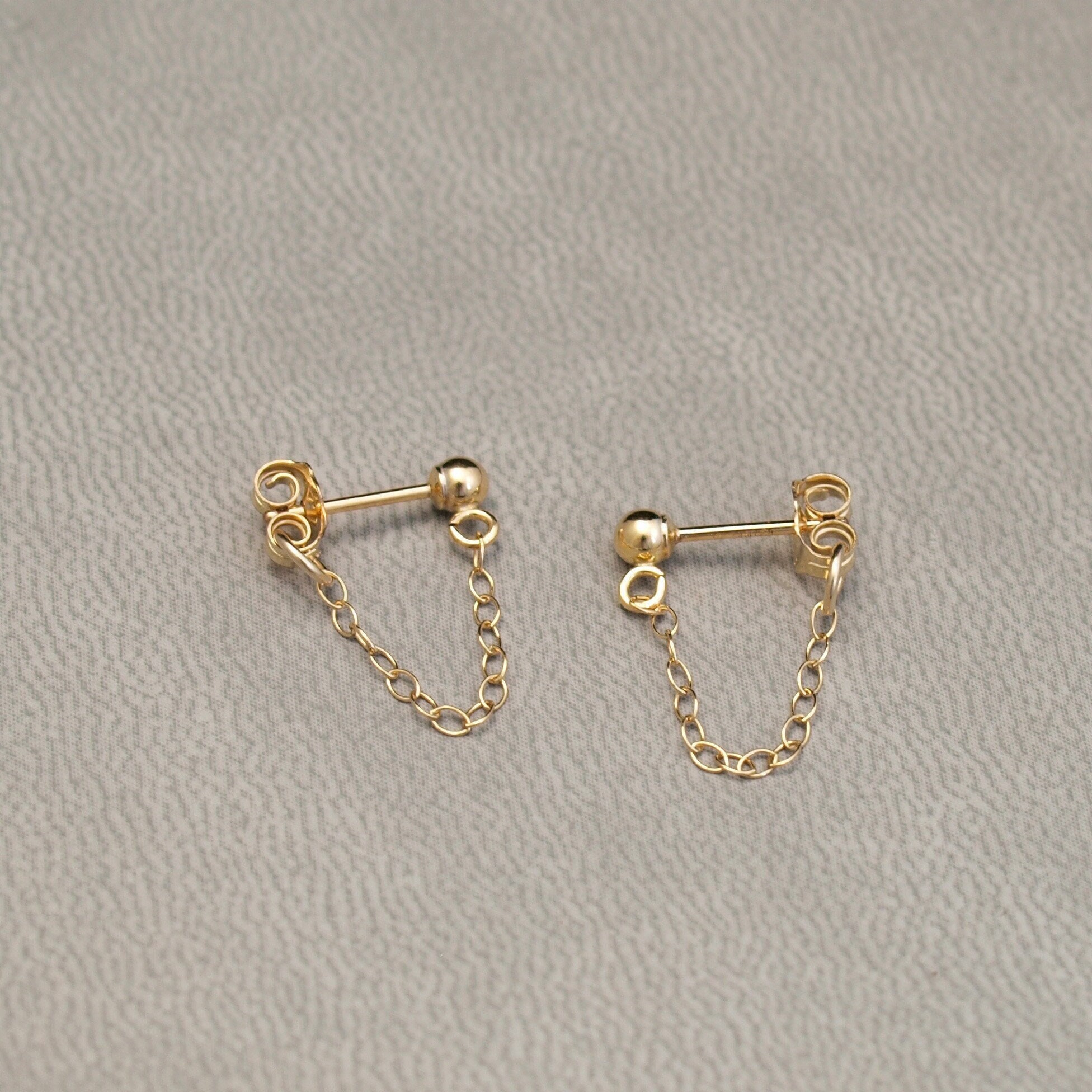 L & T Heirlooms Second Hand 9ct Yellow Gold Scrollwork Citrine Stud Earrings  at John Lewis & Partners