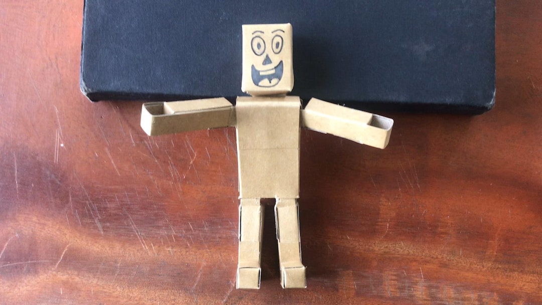 Cardboard Puppet or Robot! Patterns for Making Quality DIY Toys ...