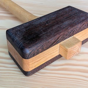 Wooden Hemmaer Handmade, DND Hemmaer, Carpenter&#39;s Woodworking Mallet, Rustic Wooden Mallet, Gift for Woodworkers, Dungeon Master Prop