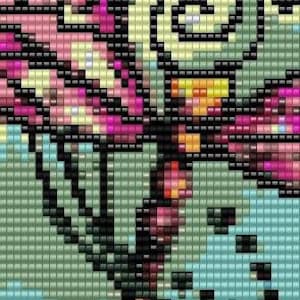 Dragonfly Style Peyote Bracelet Beading Pattern for Advanced Beader&#39;s Pattern