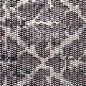 NEW Peyote Bracelet Beading Pattern for Advanced Beaders Pattern Silver Vines