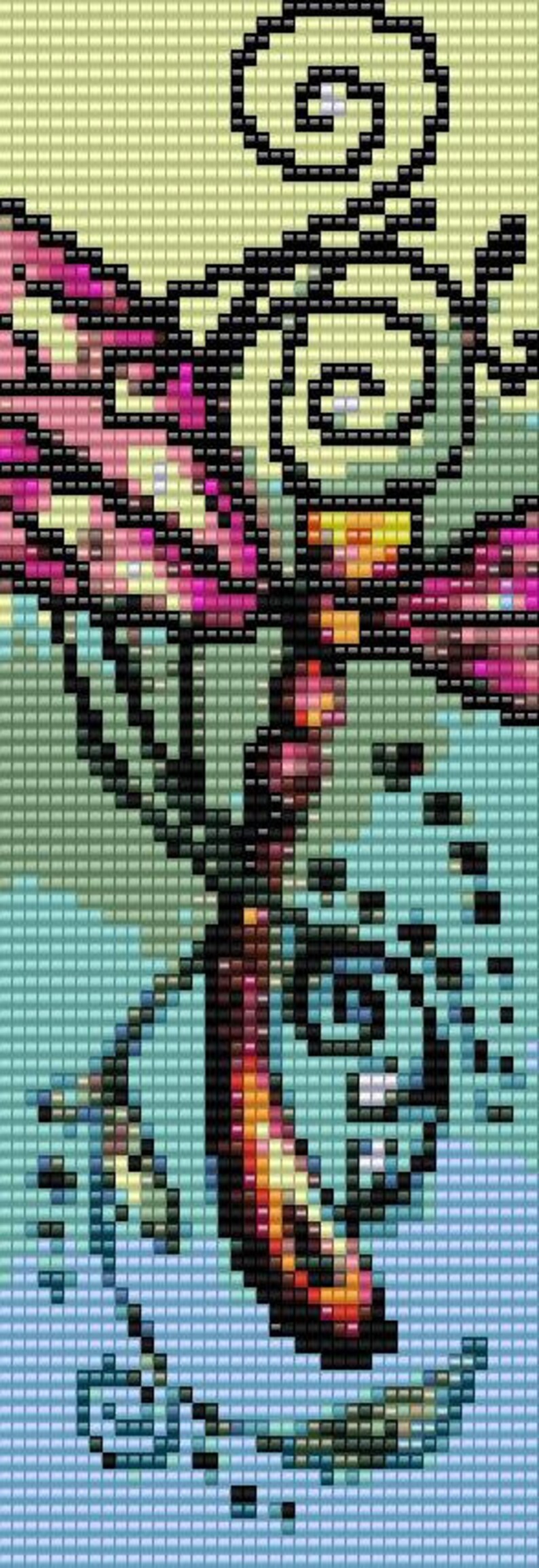 Download Peyote Bracelet Beading Pattern for Advanced Beaders Pattern | Etsy